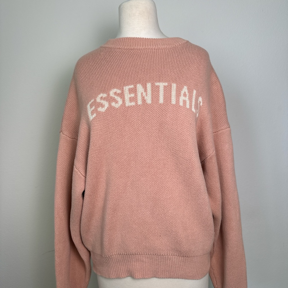 Essentials Pink Sweater - Picture 1 of 5